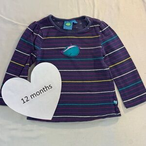 Gagou Tagou - Purple Striped Shirt